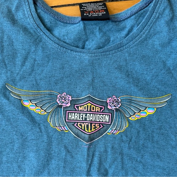 Harley Davidson Logo Crop Top (ALTERED) - Picture 2 of 4